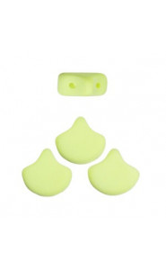 Ginko Leaf Beads 7.5x7.5mm Bondeli - Matt yellow